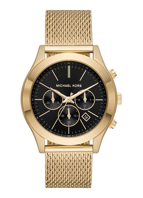 michael kors runway horloge goud dames|Goudkleurige horloges .